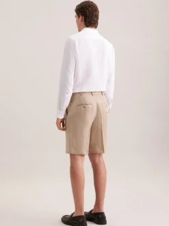 Seidensticker Herren Shorts - Regular Fit in beige
