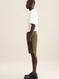 Seidensticker Herren Shorts - Fit in oliv