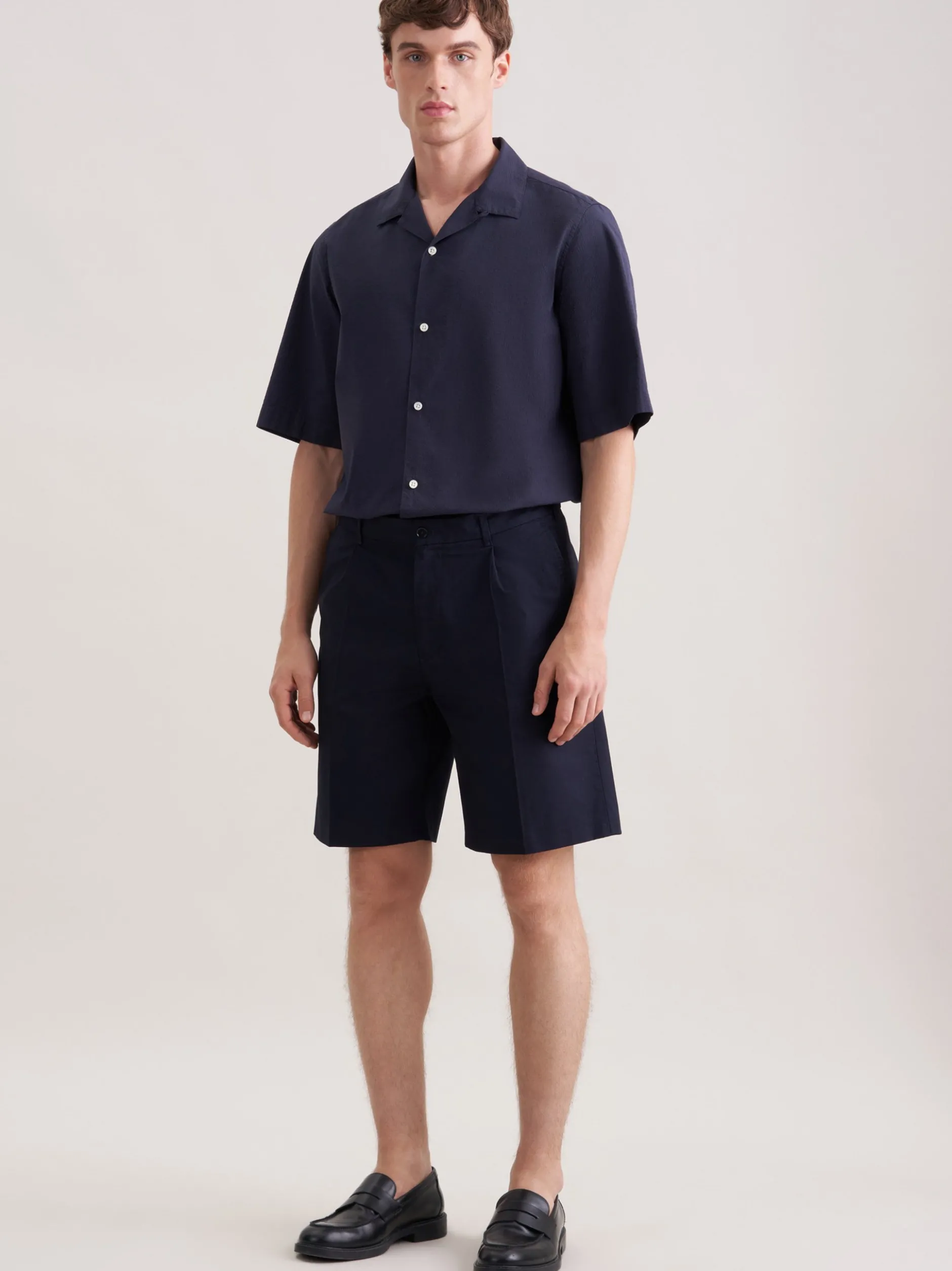 Seidensticker Herren Shorts - Regular Fit in marine