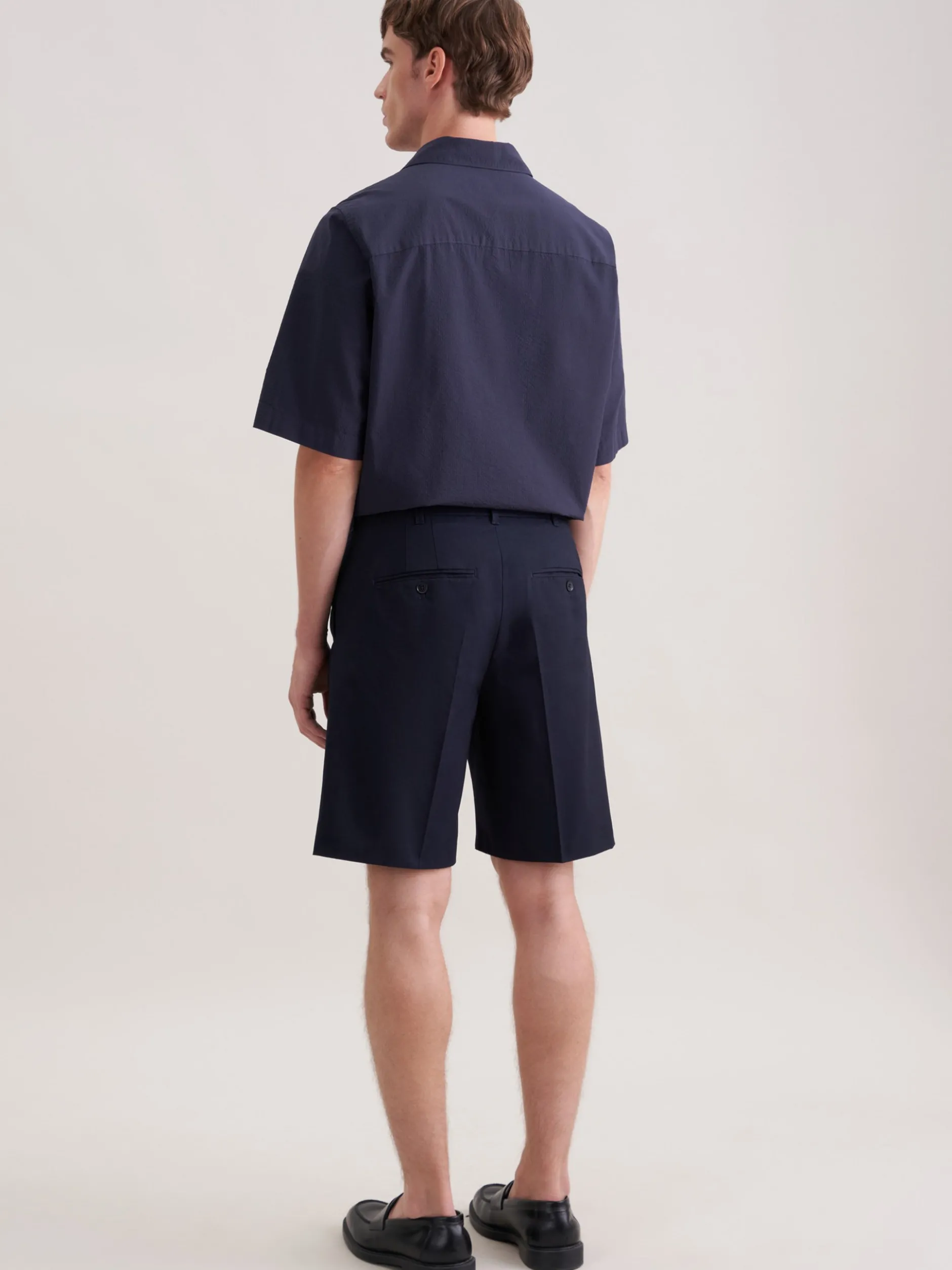 Seidensticker Herren Shorts - Regular Fit in marine