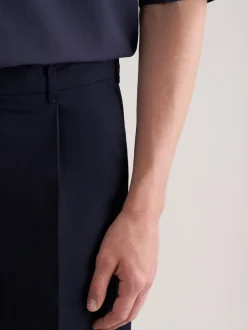 Seidensticker Herren Shorts - Regular Fit in marine