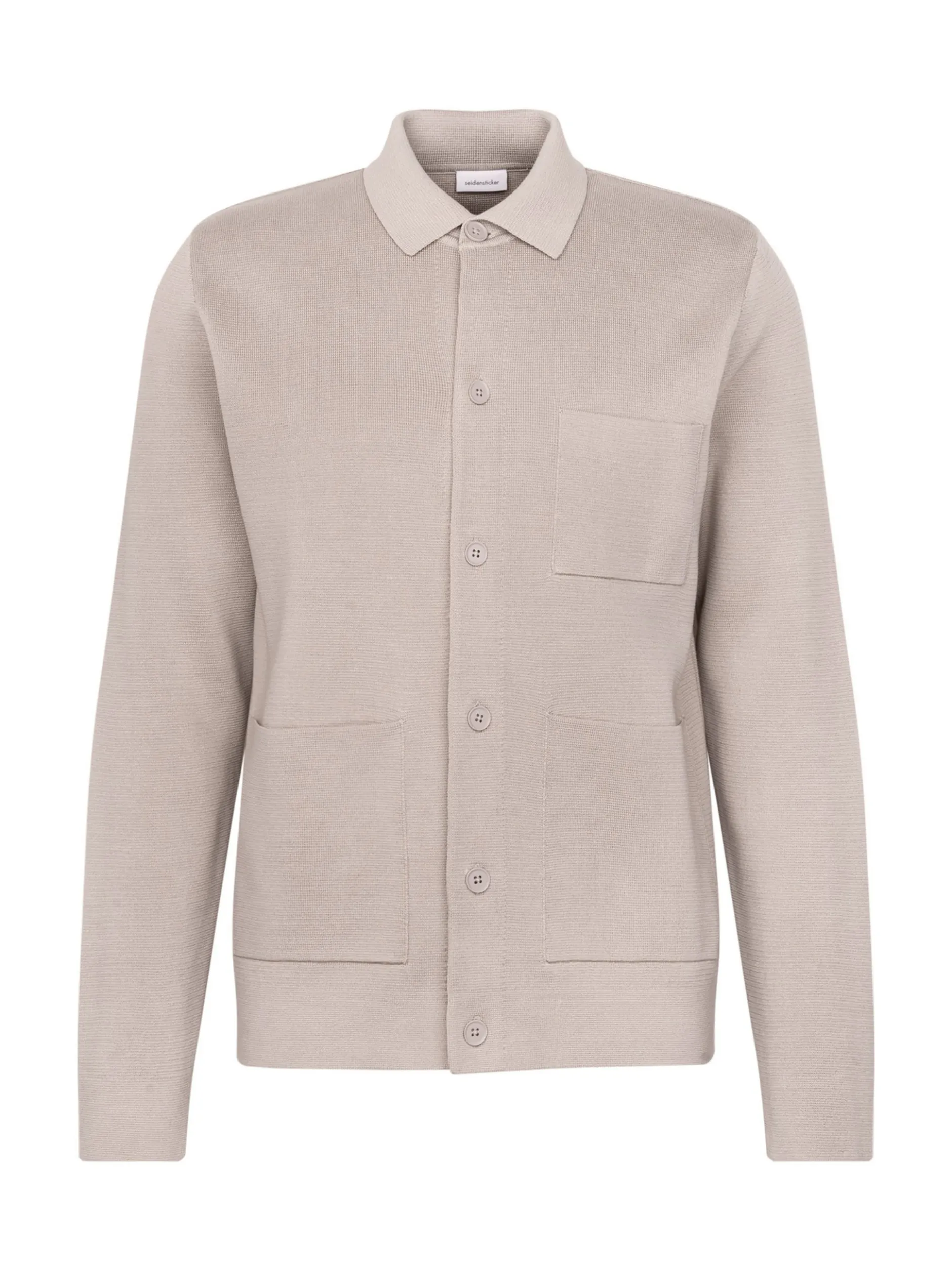 Seidensticker Herren Strickjacke - Regular Fit in beige