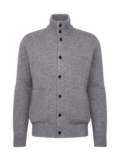 Seidensticker Herren Strick-Jacke - Regular Fit in grau