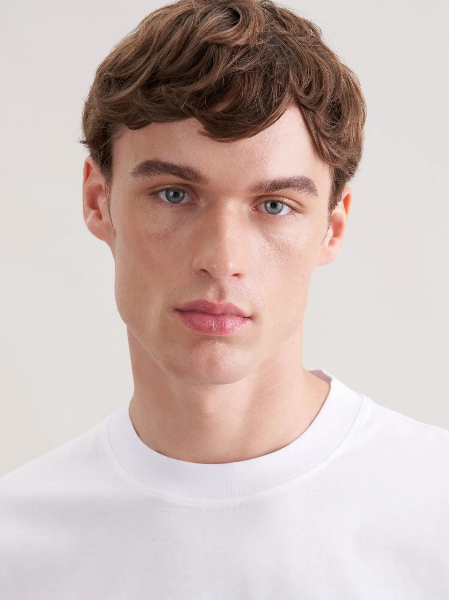 Seidensticker Herren T-Shirt - Regular Fit in weiß