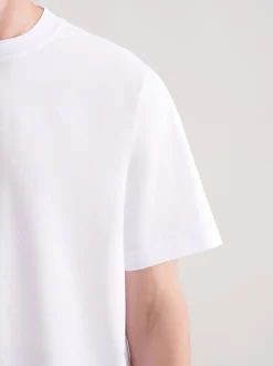 Seidensticker Herren T-Shirt - Regular Fit in weiß