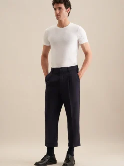 Seidensticker Herren T-Shirt - Regular Fit in weiß