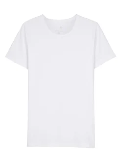 Seidensticker Herren T-Shirt - Regular Fit in weiß