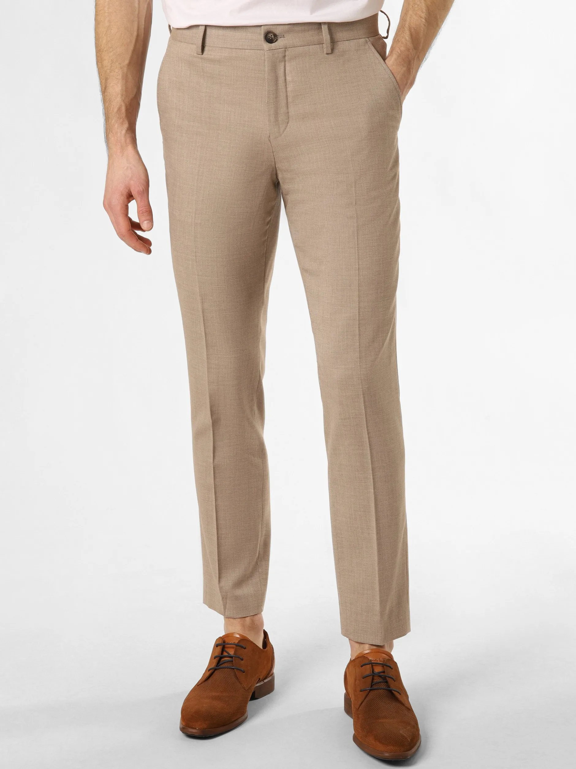 Selected Herren Baukasten-Hose - Neil in beige