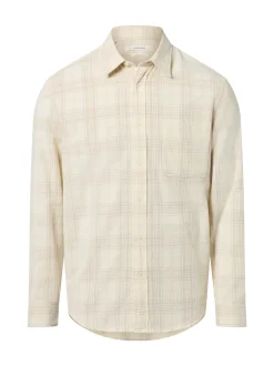 Selected Herren Cord-Hemd in vanille taupe