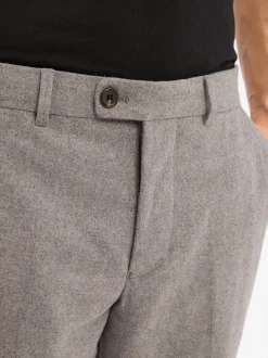 Selected Herren Wollhose in grau - Länge: lang