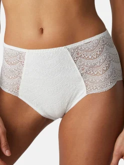 Simone Perele Damen Taillen Slip - Karma in beige weiß