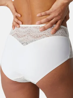 Simone Perele Damen Taillen Slip - Karma in beige weiß