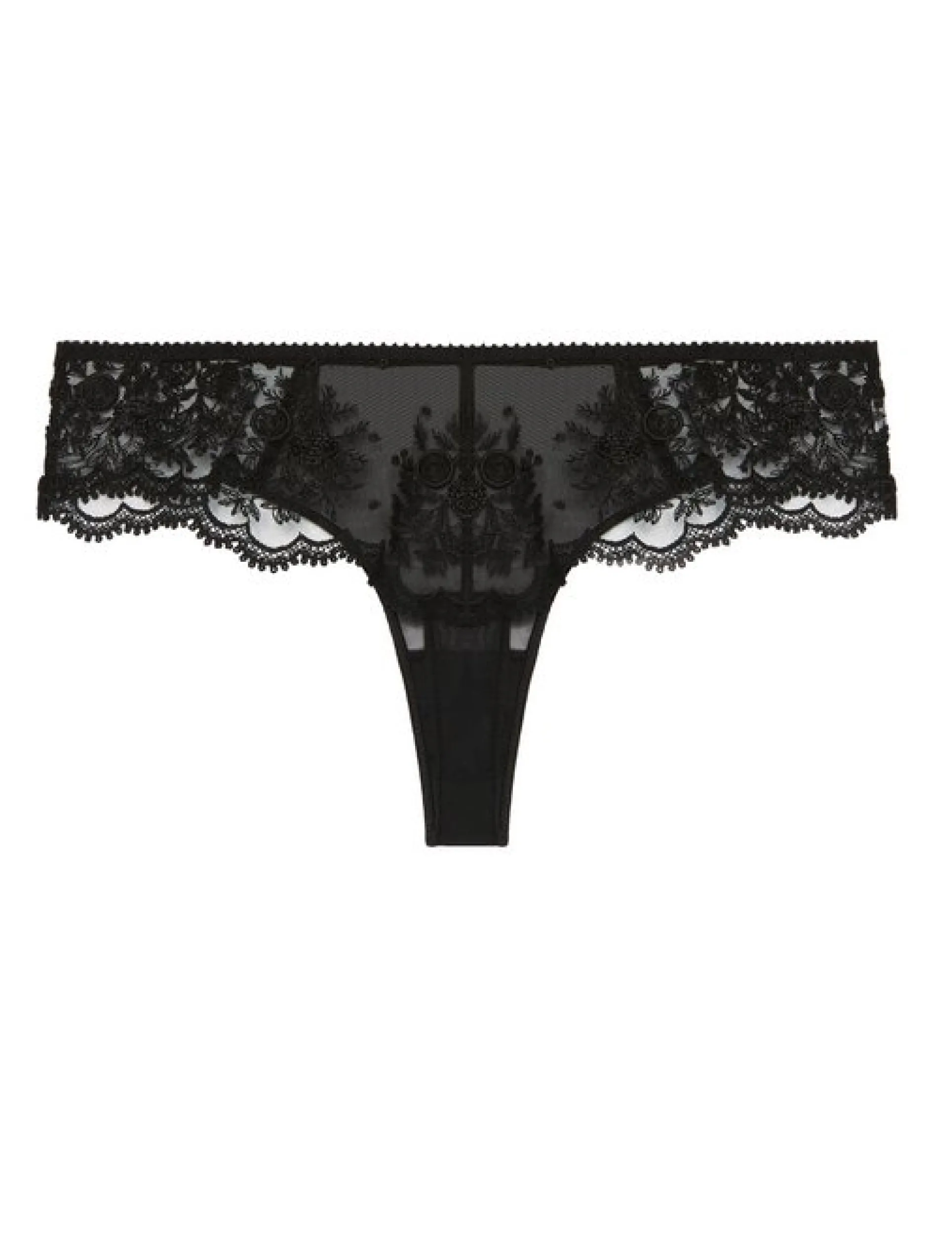 Simone Perele Damen Tanga - Intrigue in schwarz
