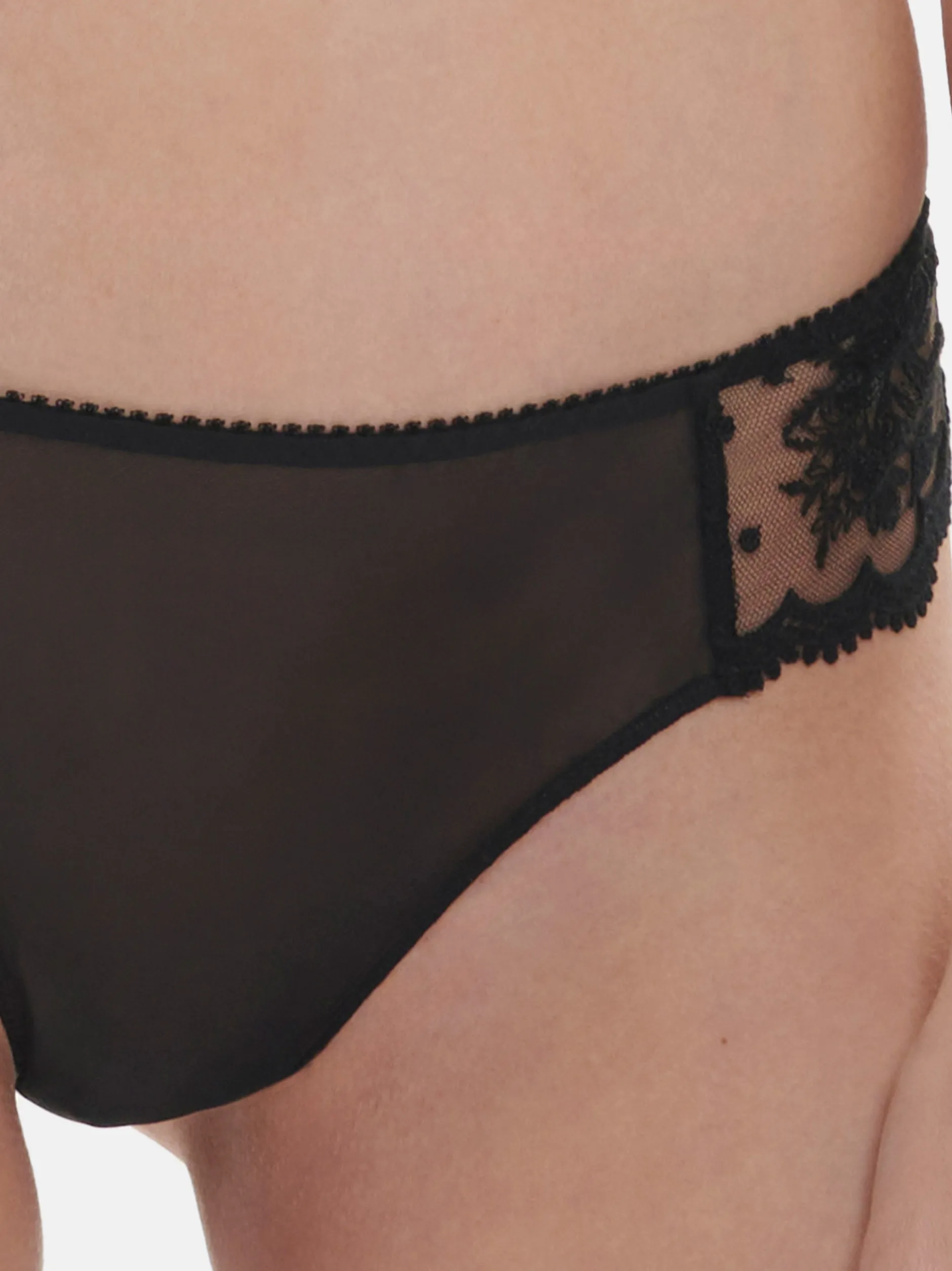 Simone Perele Damen Tanga - Intrigue in schwarz