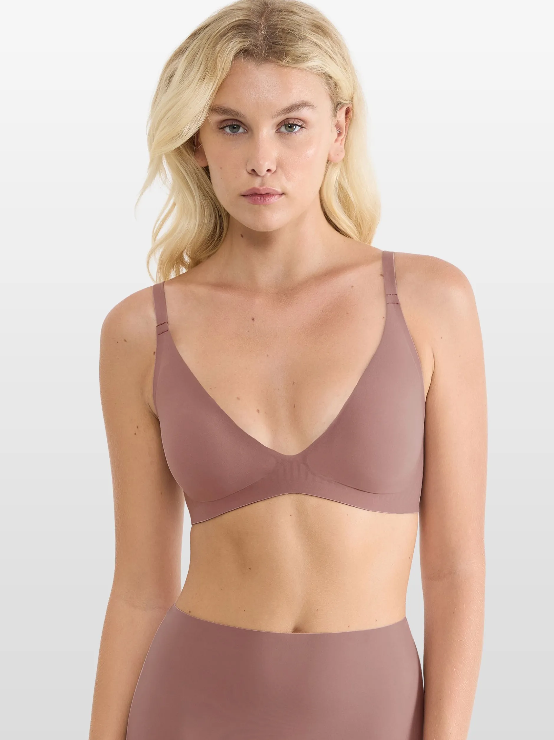sloggi Damen Bügelloser BH - Blue ZERO Feel 20 THE UP in braun