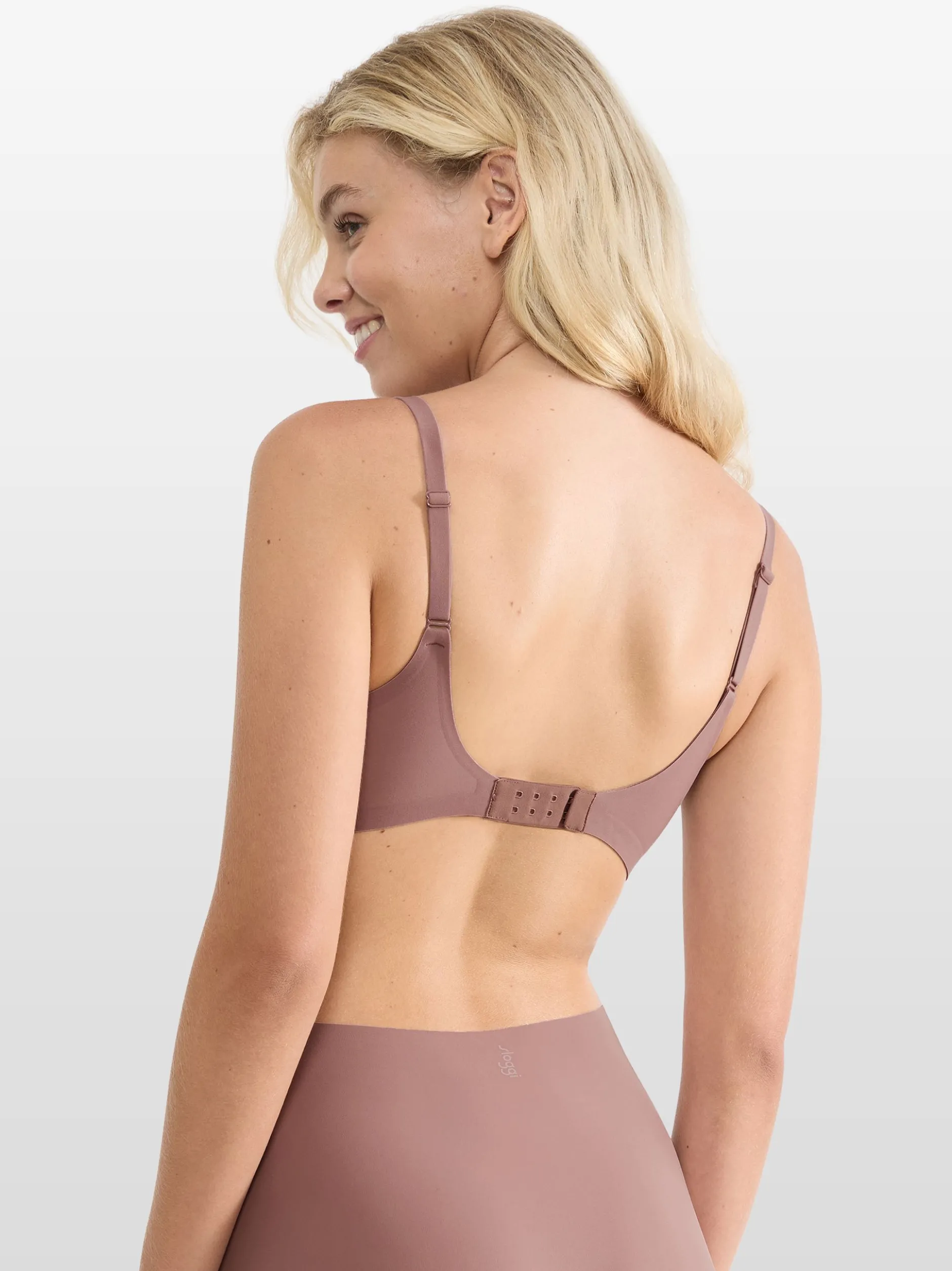 sloggi Damen Bügelloser BH - Blue ZERO Feel 20 THE UP in braun