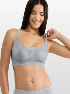 sloggi Damen Bustier - Blue ZERO Feel Bliss in grau