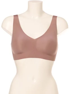 sloggi Damen Bustier - ZERO Feel - Bügellos - Wattiert in rosenholz