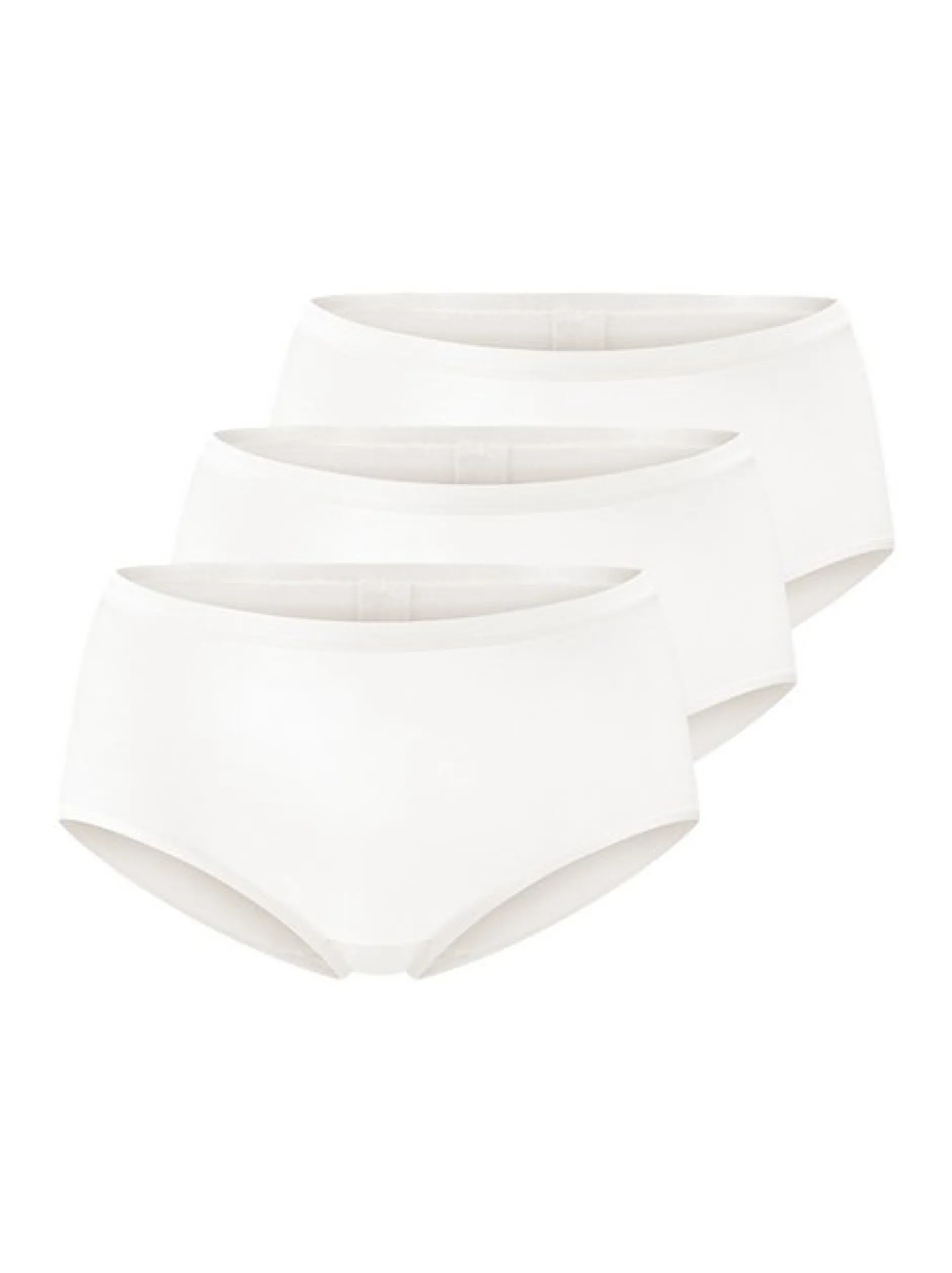sloggi Damen High Waist Panty - 3er Pack GO Daily Cotton in weiß