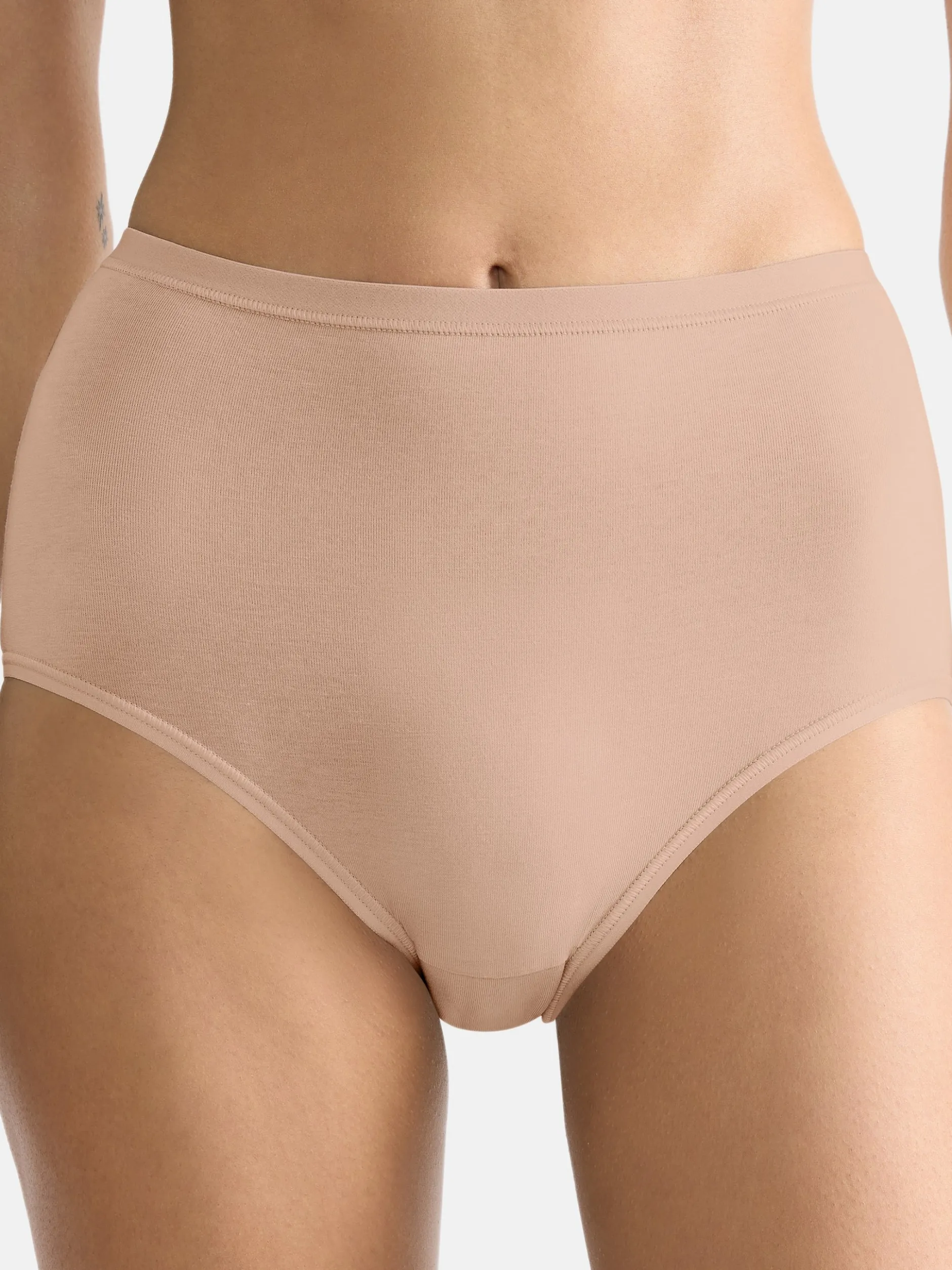 sloggi Damen High Waist Panty - 6er Pack GO Daily Cotton in beige