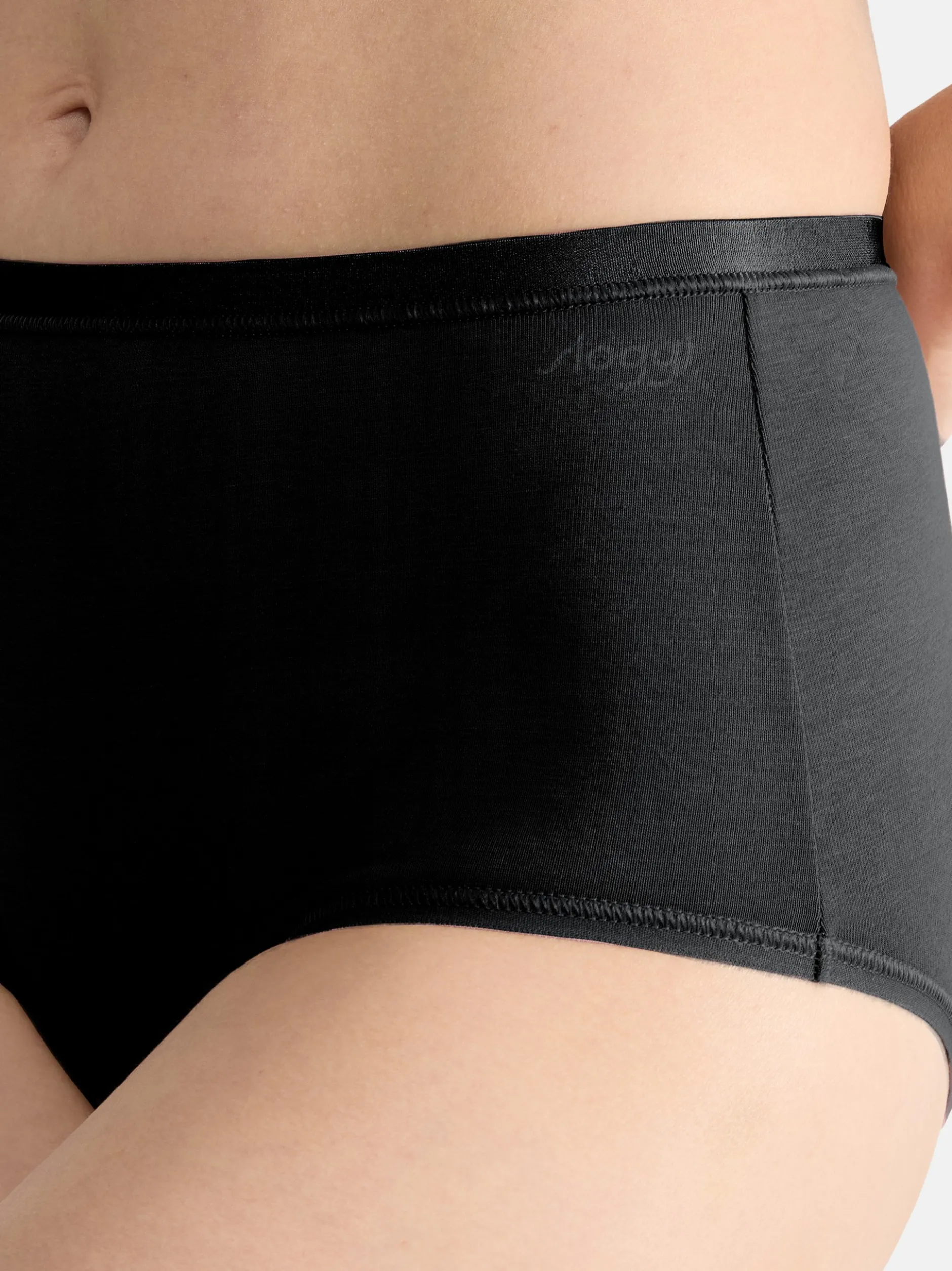sloggi Damen High Waist Panty - 3er Pack GO Daily Cotton in schwarz
