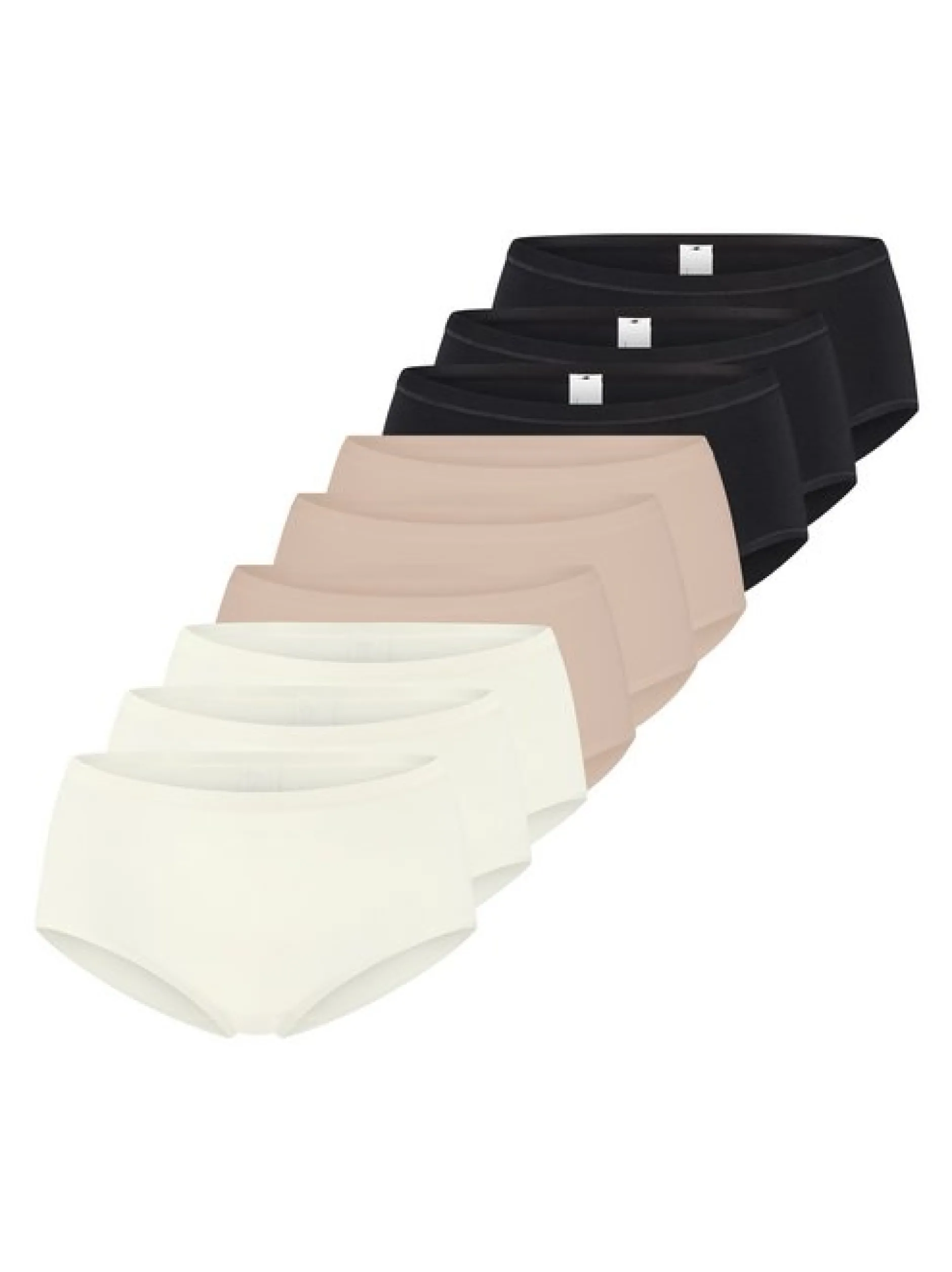 sloggi Damen High Waist Panty - 9er Pack GO Daily Cotton in mehrfarbig