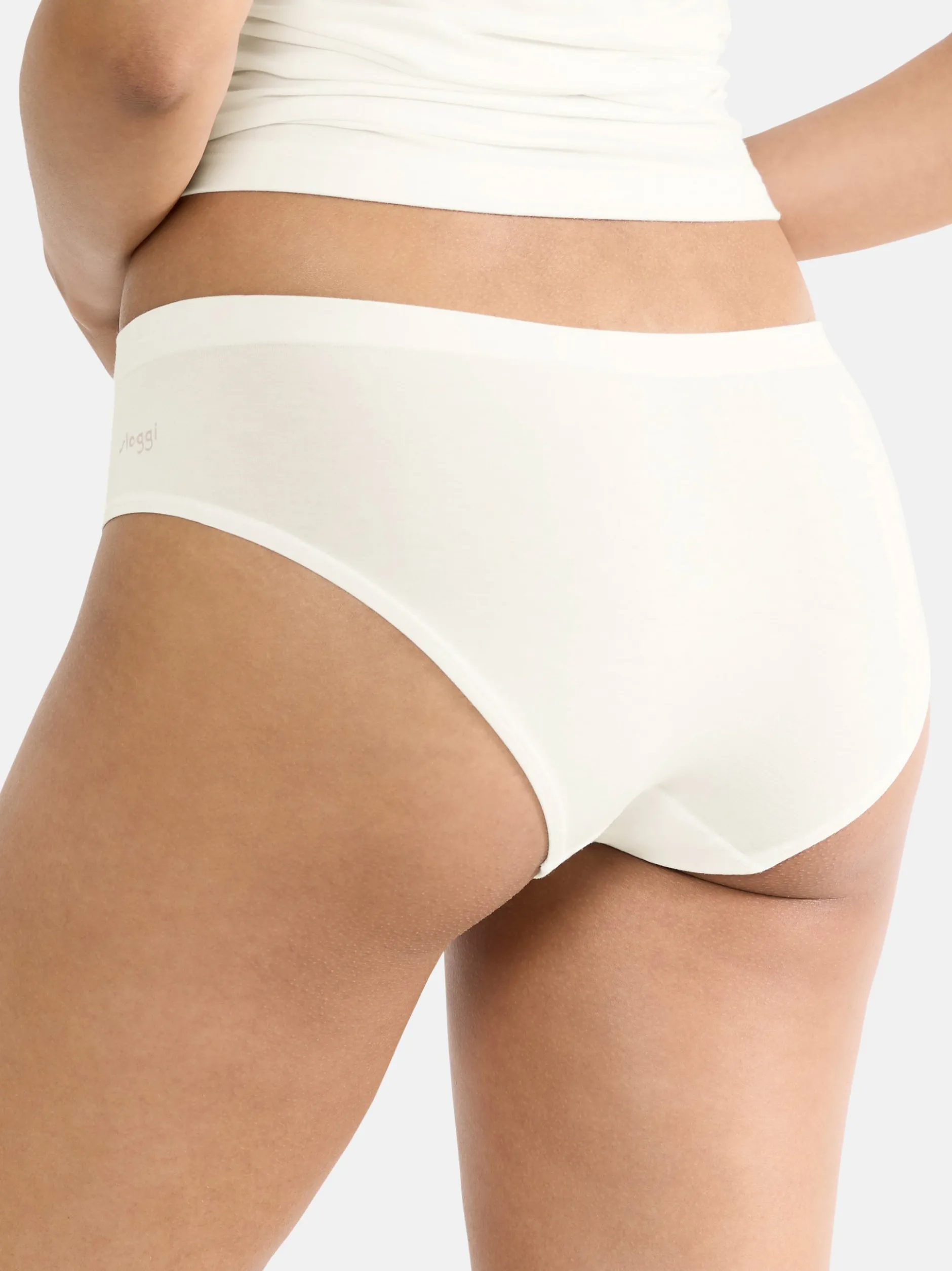 sloggi Damen Hipster - 4er Pack GO Sense in beige weiß