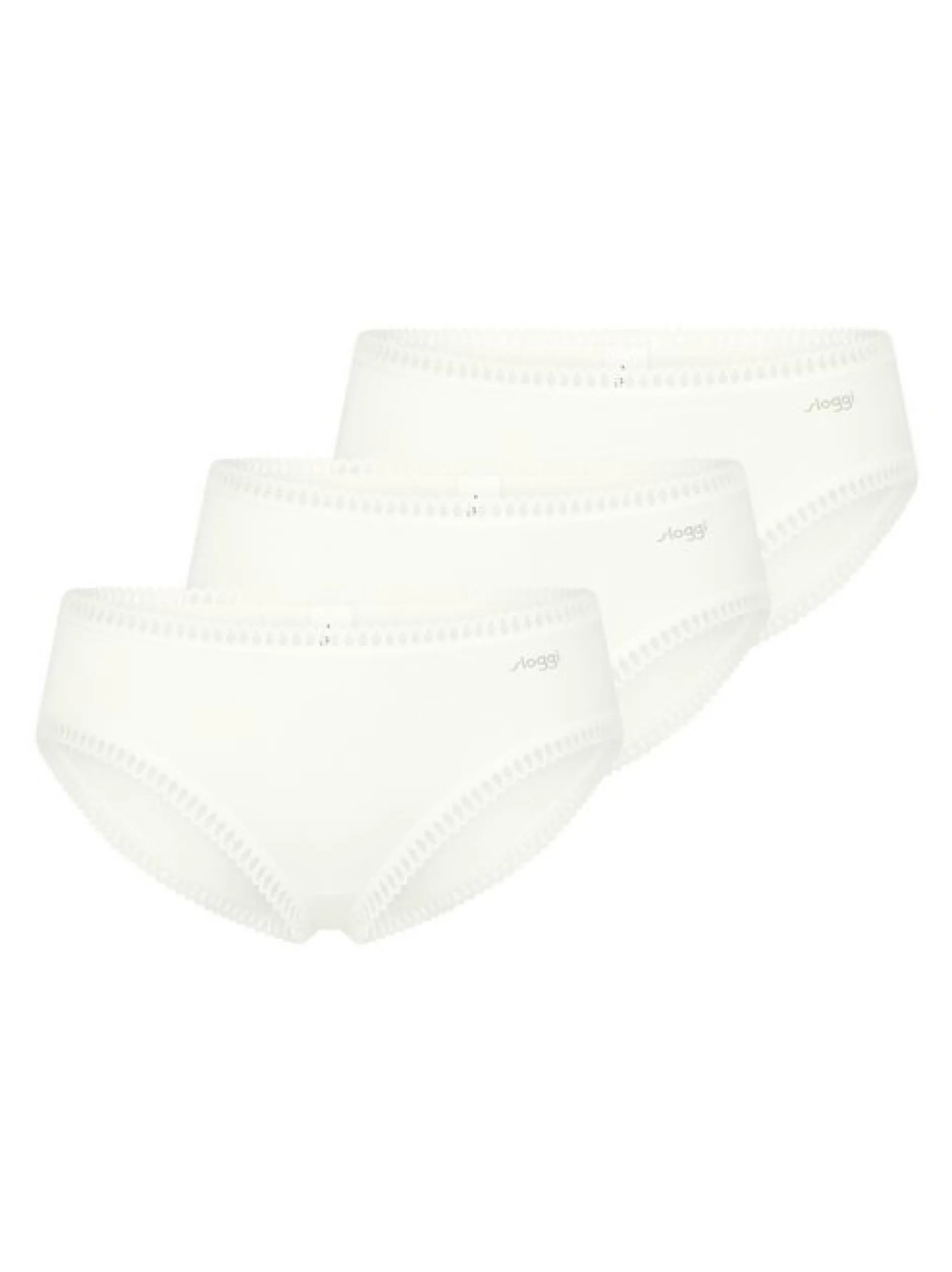 sloggi Damen Hipster - 3er Pack GO Crush in beige weiß