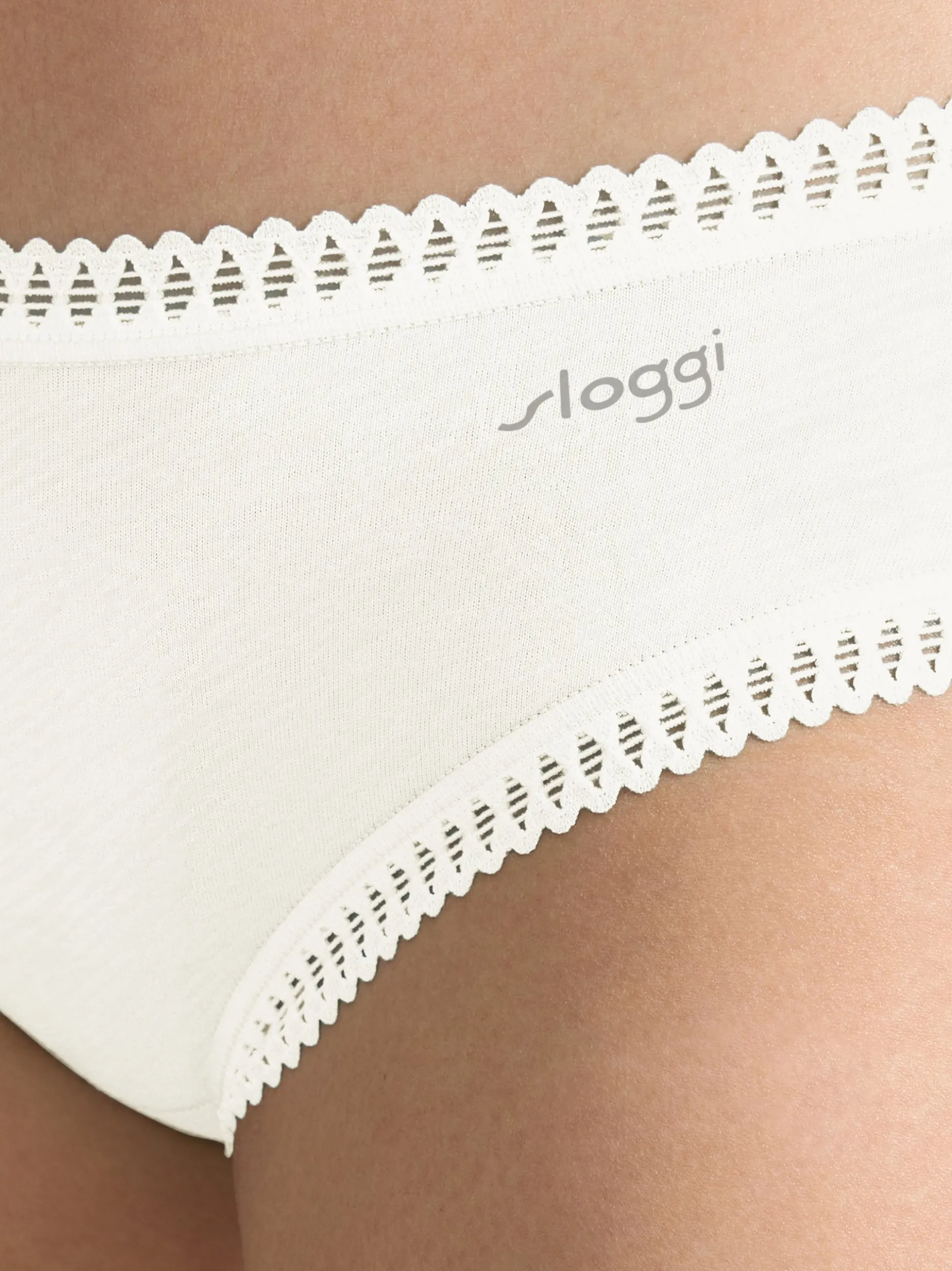 sloggi Damen Hipster - 3er Pack GO Crush in beige weiß