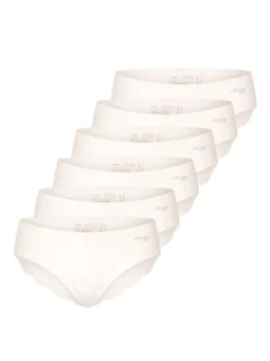 sloggi Damen Hipster - 6er Pack ZERO Microfibre in beige vanille