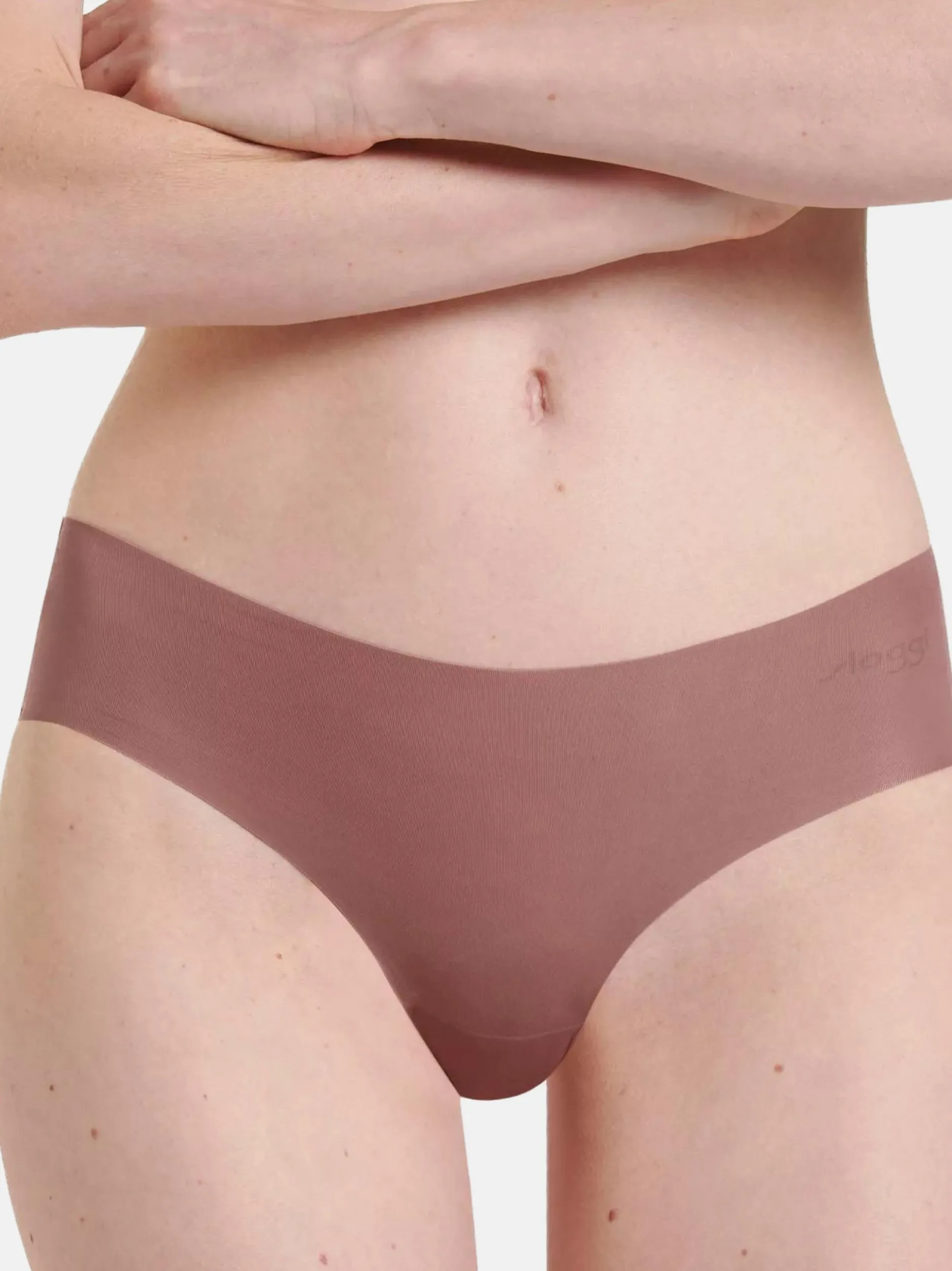 sloggi Damen Hipster - 4er Pack ZERO Microfibre in braun