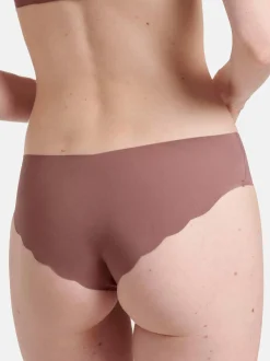 sloggi Damen Hipster - 4er Pack ZERO Microfibre in braun