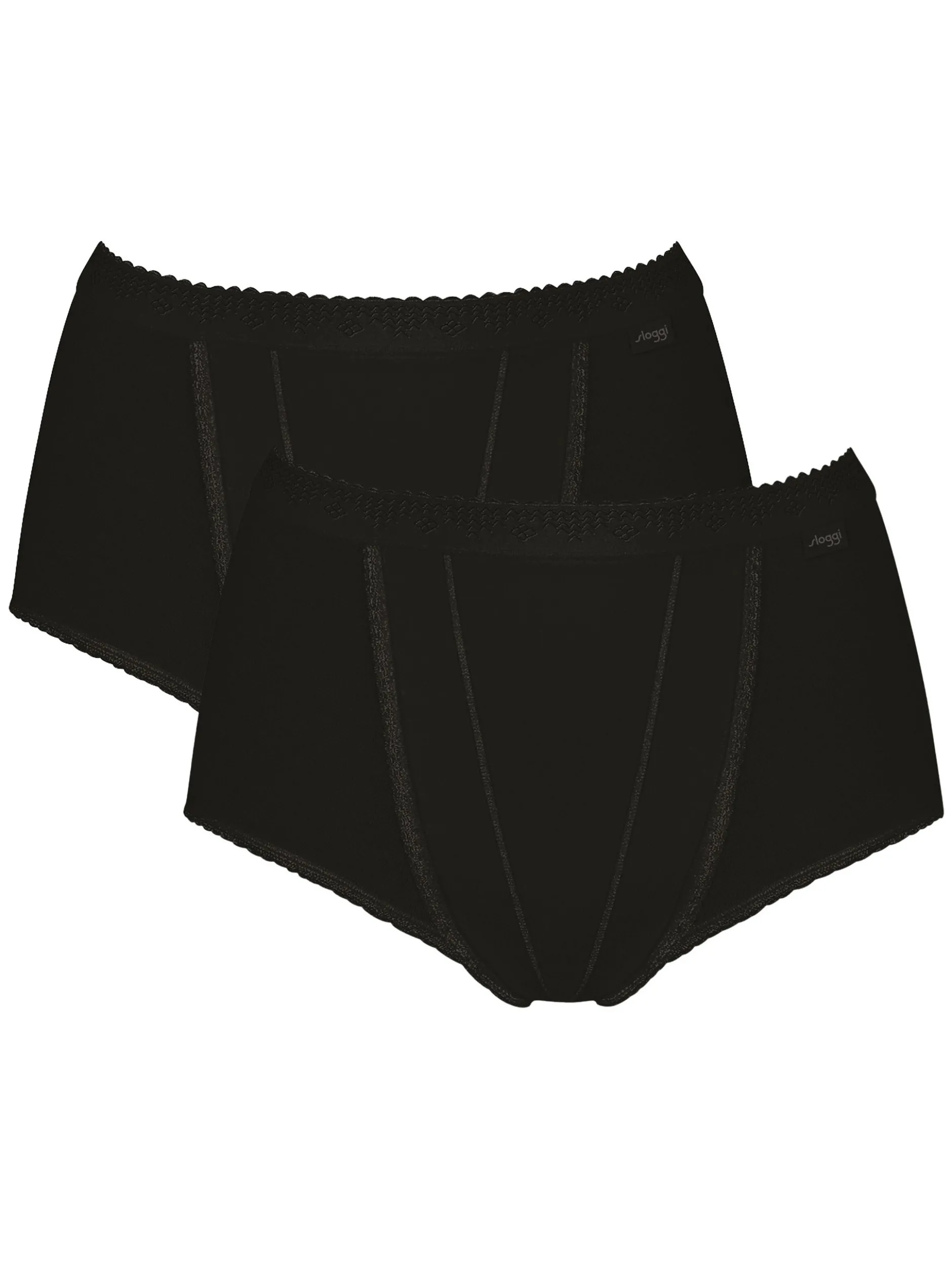 sloggi Damen Maxislip - Control in schwarz