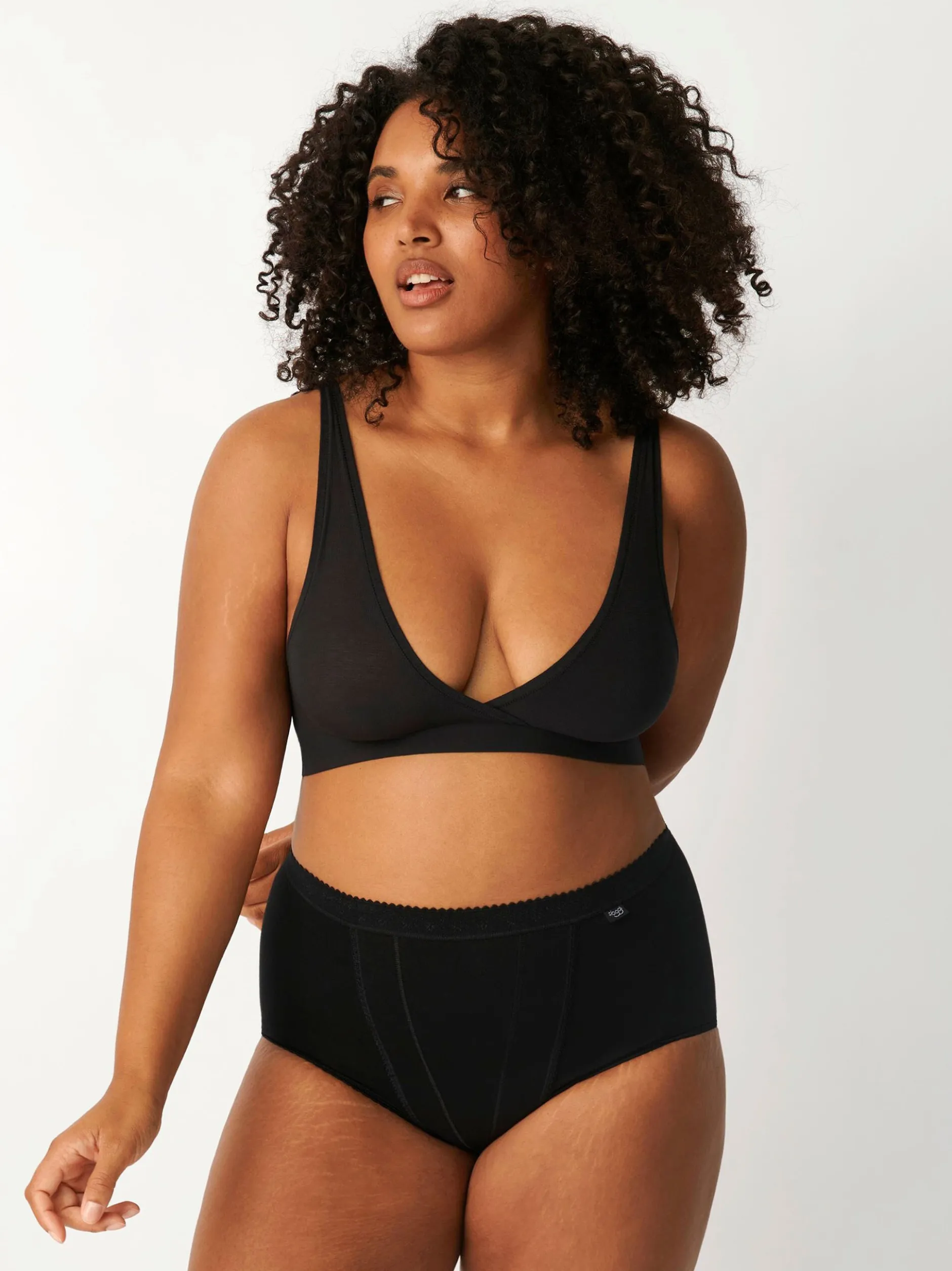 sloggi Damen Maxislip - Control in schwarz