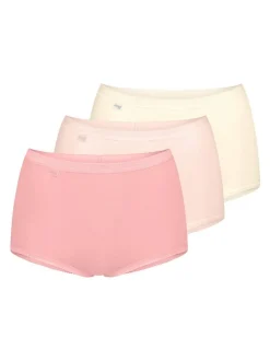 sloggi Damen Maxi Slip - 3er Pack Basic+ in rosa