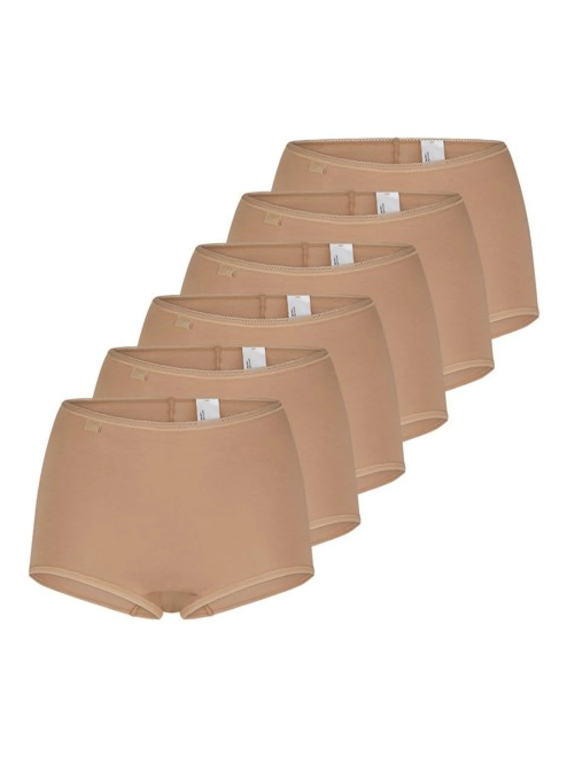 sloggi Damen Maxi Slip - 6er Pack 24/7 Cotton in beige