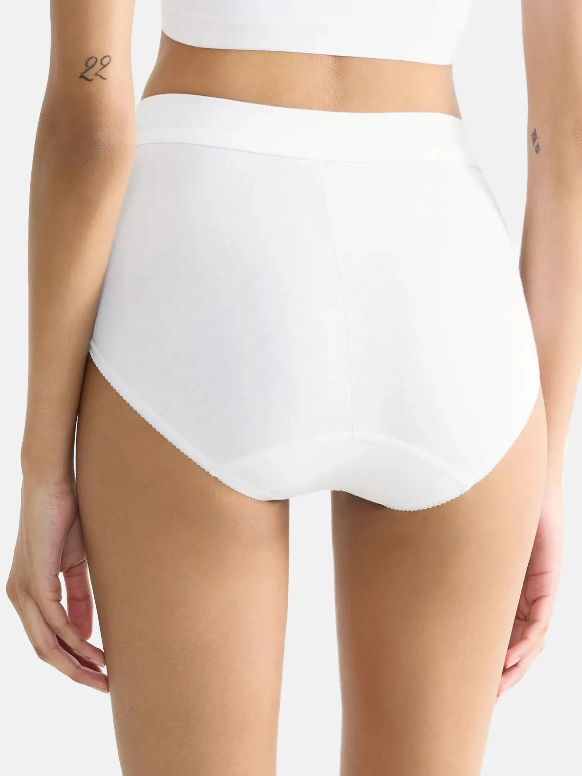sloggi Damen Maxi Slip - 3er Pack Double Comfort T in weiß