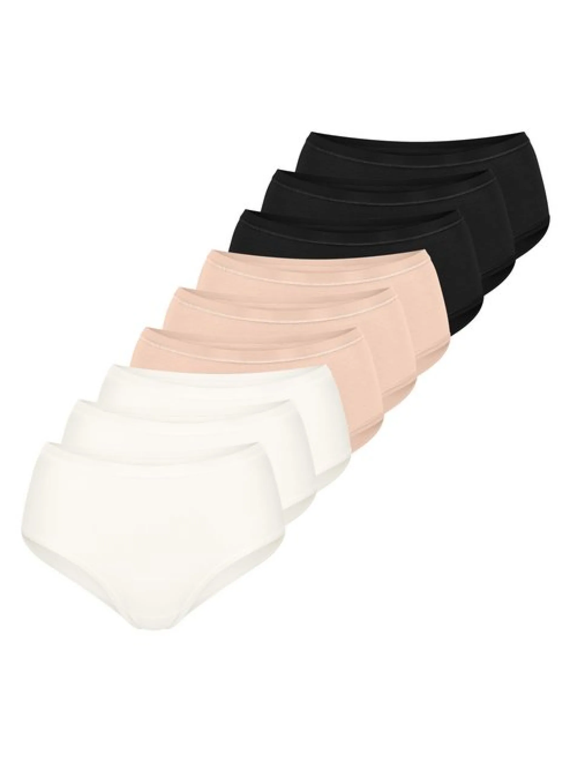 sloggi Damen Midi Slip - 9er Pack GO Daily Cotton in mehrfarbig