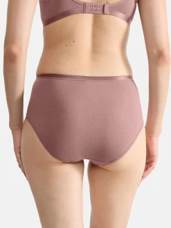 sloggi Damen Midi Slip - 3er Pack GO Daily Cotton in braun