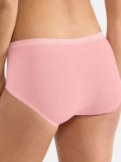 sloggi Damen Midi Slip - 6er Pack Basic+ in mehrfarbig