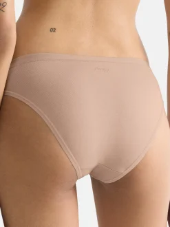 sloggi Damen Midi Slip - 9er Pack GO Daily Cotton in beige