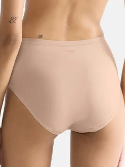 sloggi Damen Midi Slip - 3er Pack GO Daily Cotton in beige