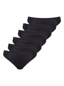 sloggi Damen Mini Slip - 6er Pack GO Daily Cotton in schwarz