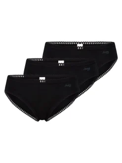 sloggi Damen Mini Slip - 3er Pack GO Crush in schwarz