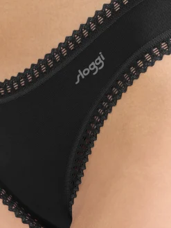 sloggi Damen Mini Slip - 3er Pack GO Crush in schwarz