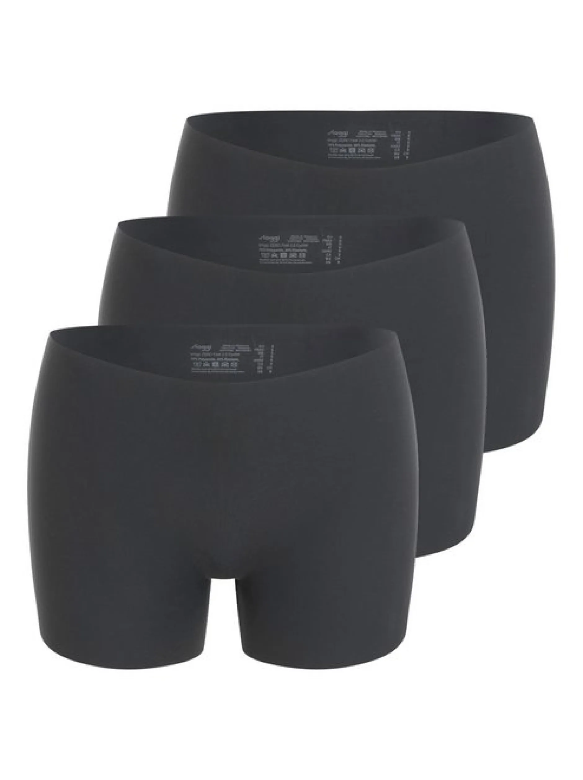 sloggi Damen Panty - 3er Pack ZERO Feel 2.0 in schwarz