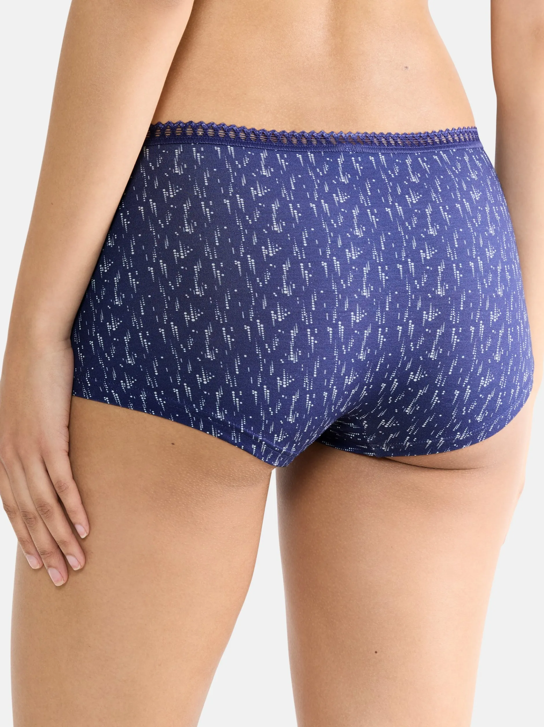 sloggi Damen Short Slip - 3er Pack GO Crush in blau