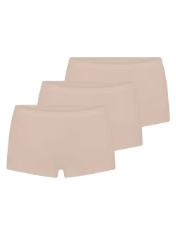 sloggi Damen Short Slip - 3er Pack GO Daily Cotton in beige