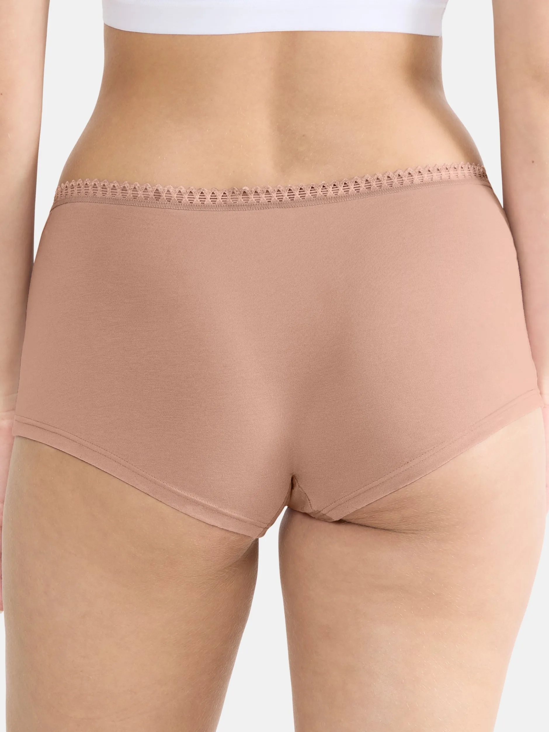 sloggi Damen Short Slip - 6er Pack GO Crush in braun