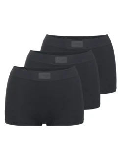 sloggi Damen Short Slip - 3er Pack Double Comfort T in schwarz
